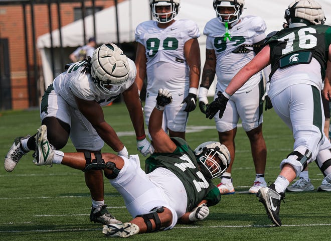 The Surprising Move Michigan State Football Made for Their First Padded Practice That Has Everyone Talking
