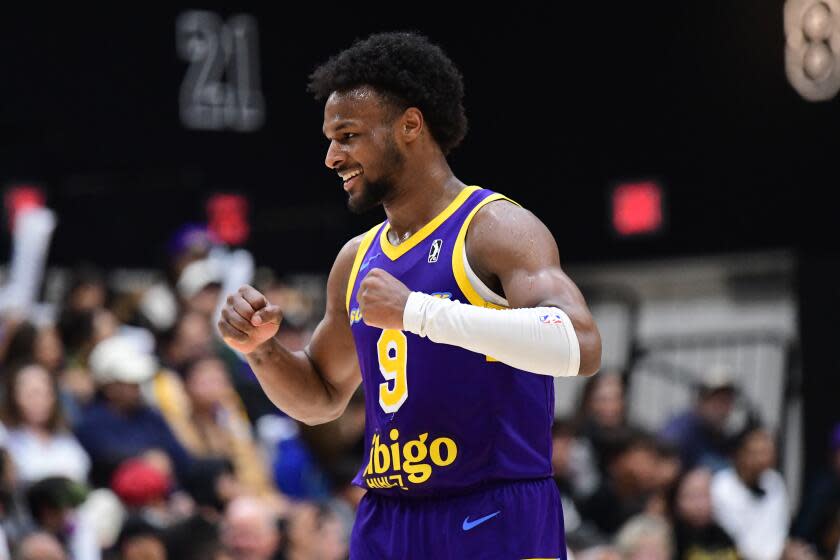 "Bronny James Shatters Expectations with 39-Point G League Spectacle: Is He Ready for the NBA?"