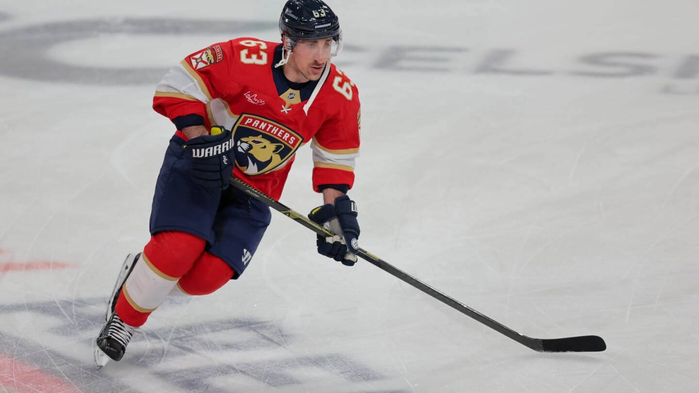 "Ex-Bruin Brad Marchand Sparks Controversy with Stunning Debut for Panthers Against Utah!"