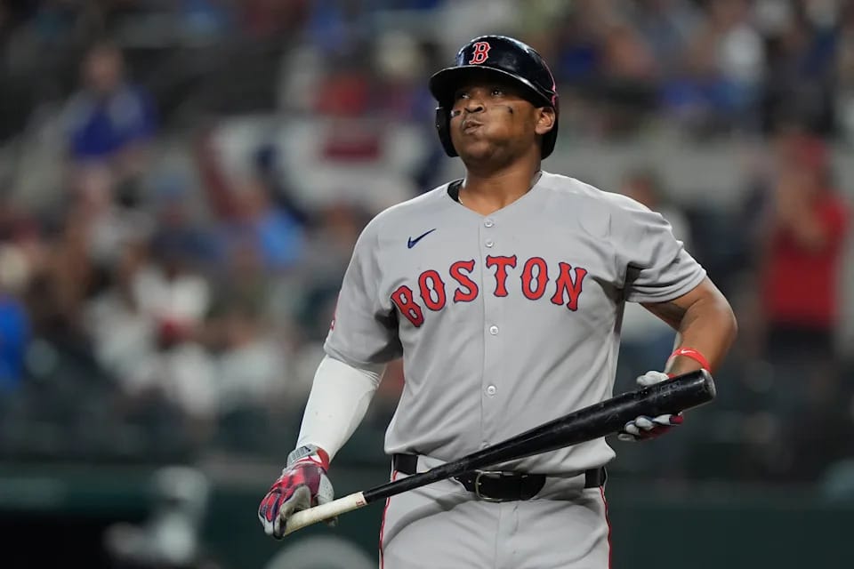 "From DH Debate to Diamond Distress: Rafael Devers Strikes Out in Historic Fashion!"