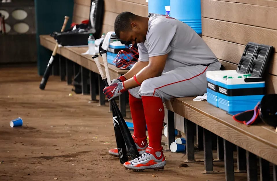 "After a Slump That Shook Fans, Rafael Devers Breaks Silence with Game-Changing Hit in 2025 Season!"