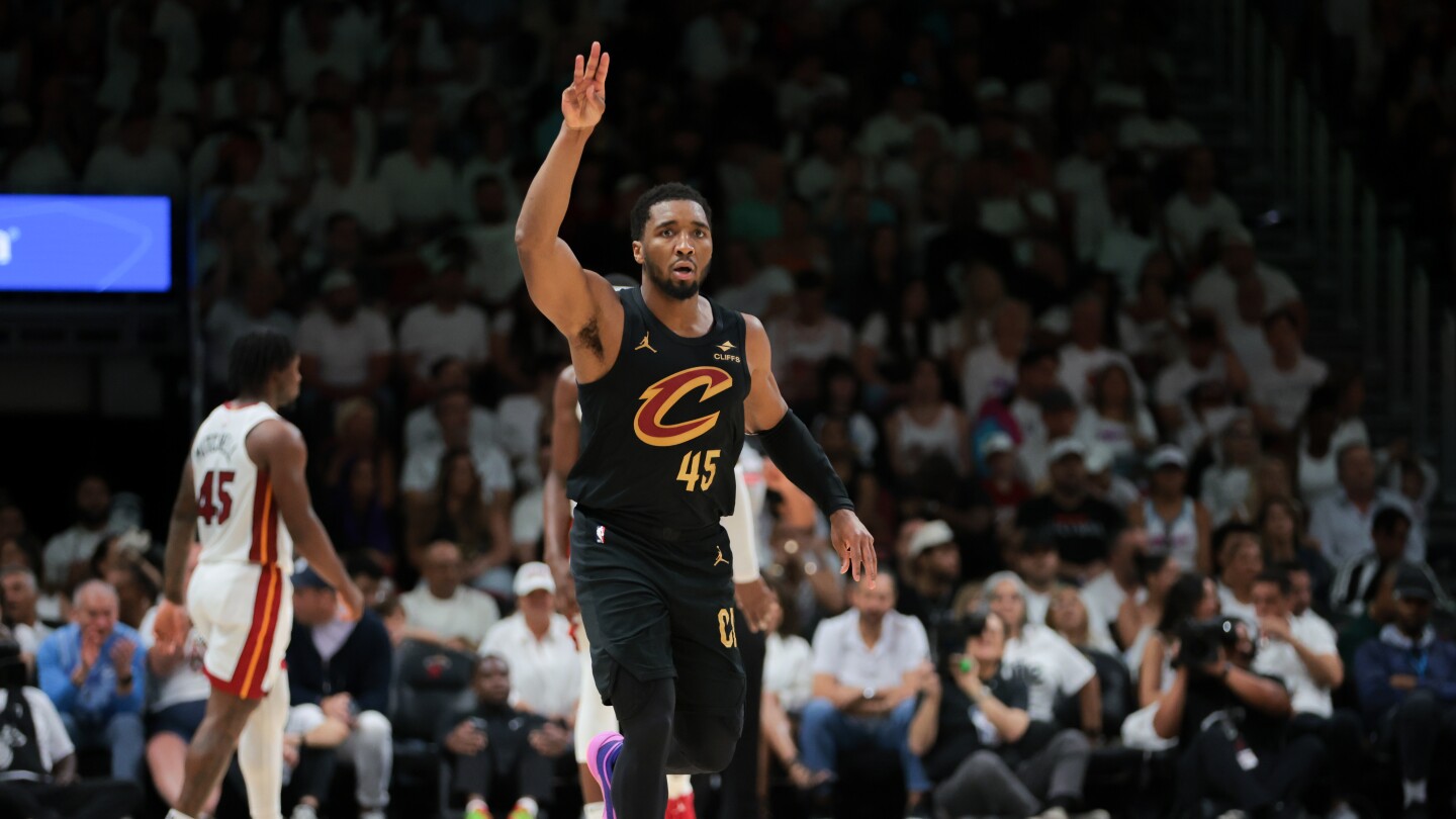 "Cleveland Crushes Miami in Historic Rout, on Verge of Rare Sweep in NBA Playoffs!"