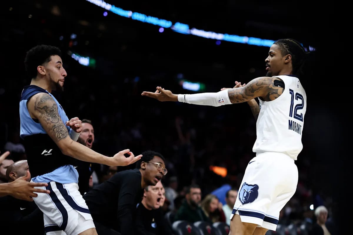 "Double Trouble: Ja Morant's Controversial Gesture Lands Him a Hefty $75K Fine—What's Next for the Star?"