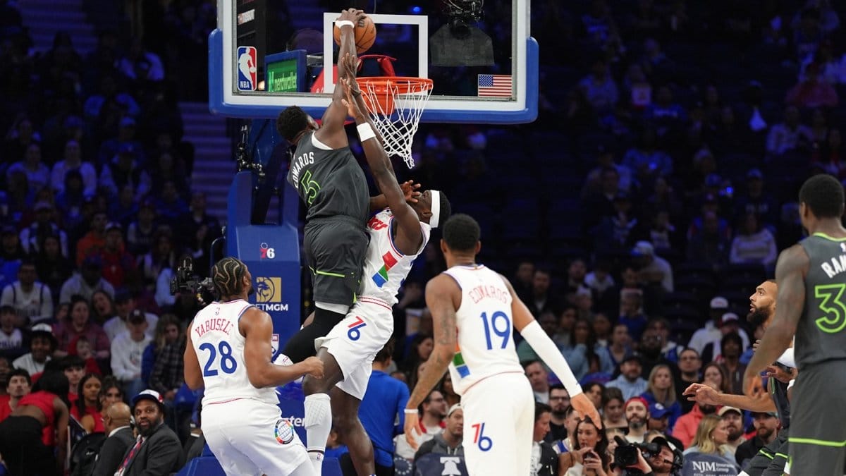 "How One Rookie's Stunning Performance Ignited a Near-Miracle for the Sixers Against the T-Wolves"