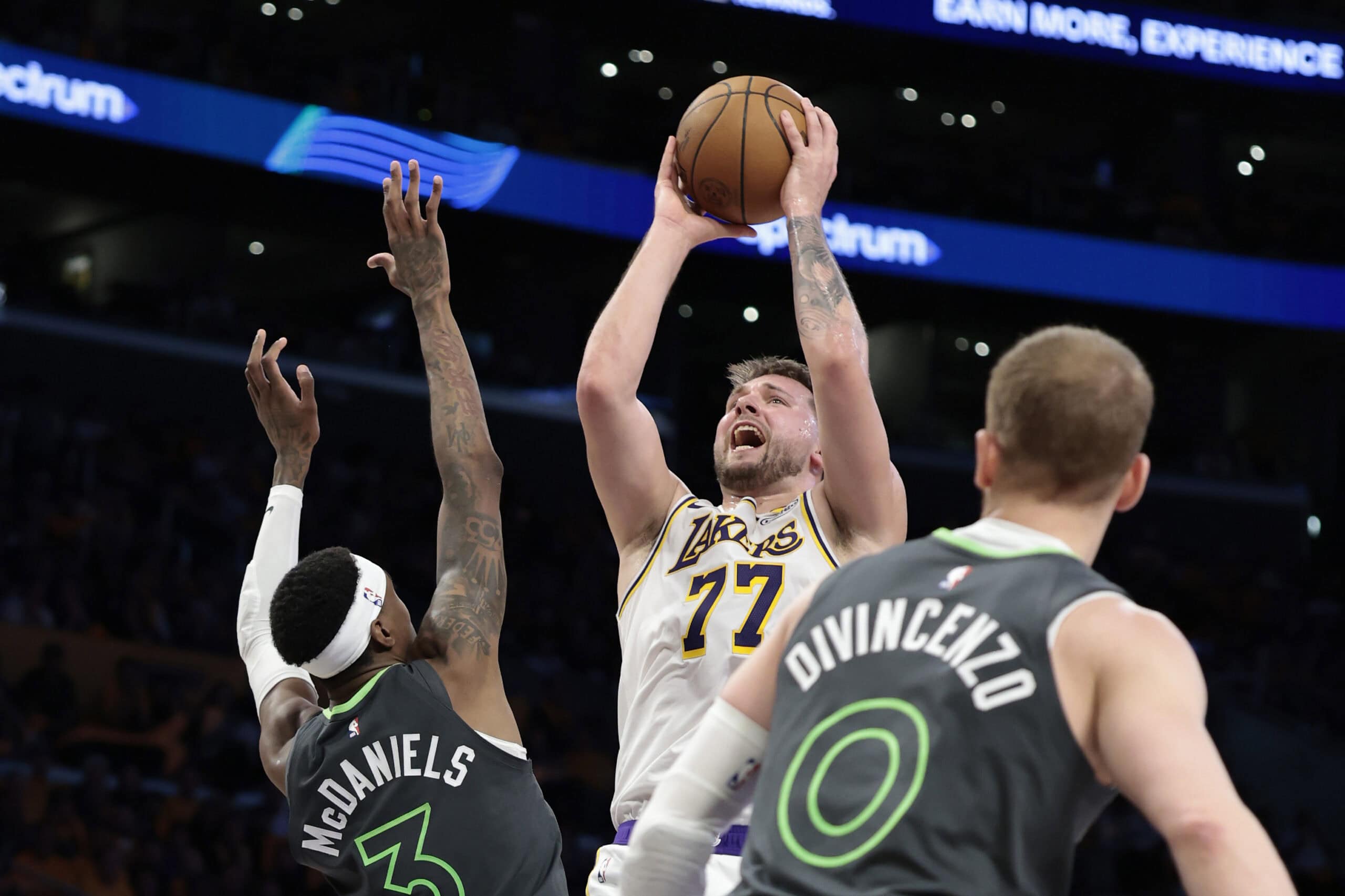 "Luka Doncic's Shocking Impersonation of NBA Legend Revealed After Game-Changing Three-Pointer!"