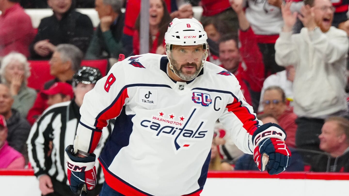 "Ovechkin on the Verge: Just 3 Goals Away from NHL Immortality!"