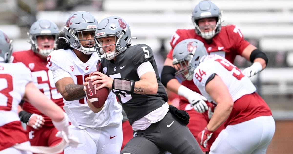 "Uncertainty Looms Over WSU's QB Battle as Veteran Defense Prepares for High-Stakes Season Ahead!"