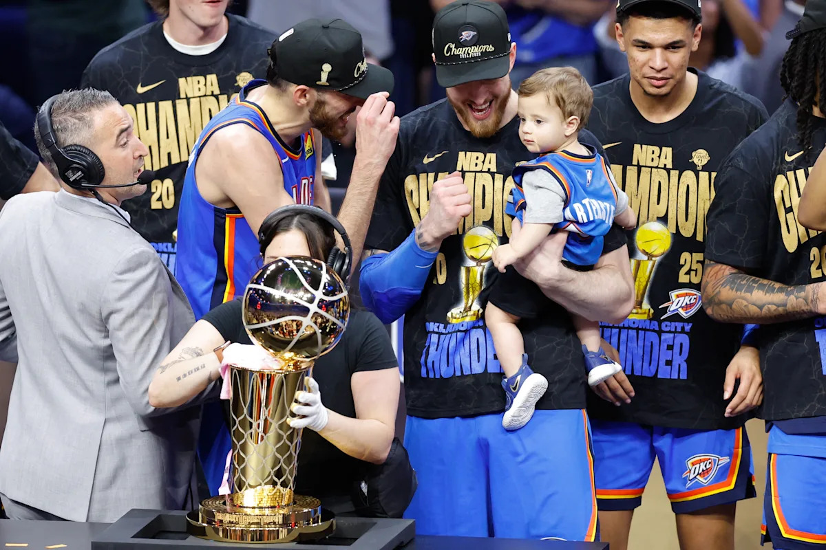 NBA Finals Shock: Isaiah Hartenstein’s Son Misses Trophy Celebration—Find Out What Happened Next!