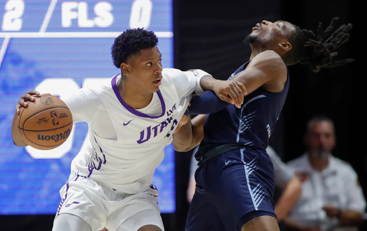 Jazz Rookie Ace Bailey’s Explosive Summer League Debut: 18 Points and Jaw-Dropping Dunks Leave Grizzlies Stunned!
