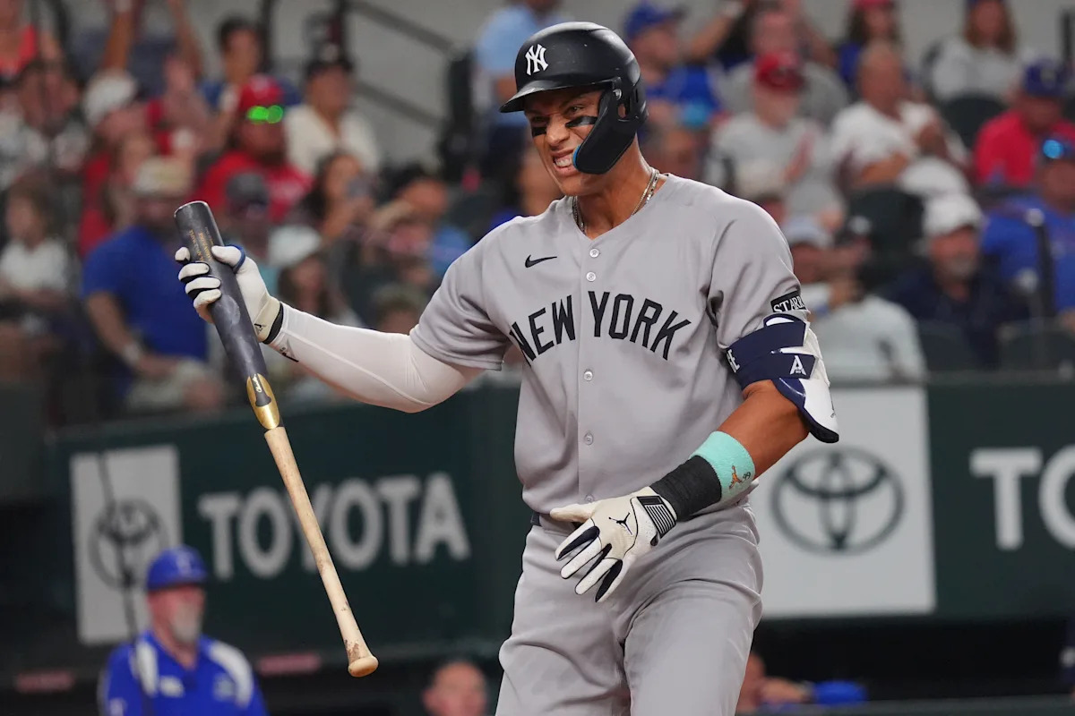 Aaron Judge’s Shocking Slump Deepens as Yankees Suffer Fifth Consecutive Shutout Loss to Rangers