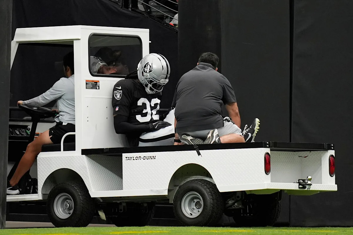 Devastating Injury Strikes Raiders’ Rising Star Lonnie Johnson Jr. in Shocking Scrimmage Incident