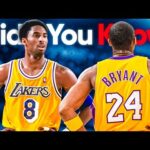 Eight Kobe Facts You Didn't Know