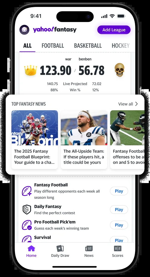 Unlock Hidden Fantasy Gems Instantly on the Yahoo Fantasy App Home Screen!