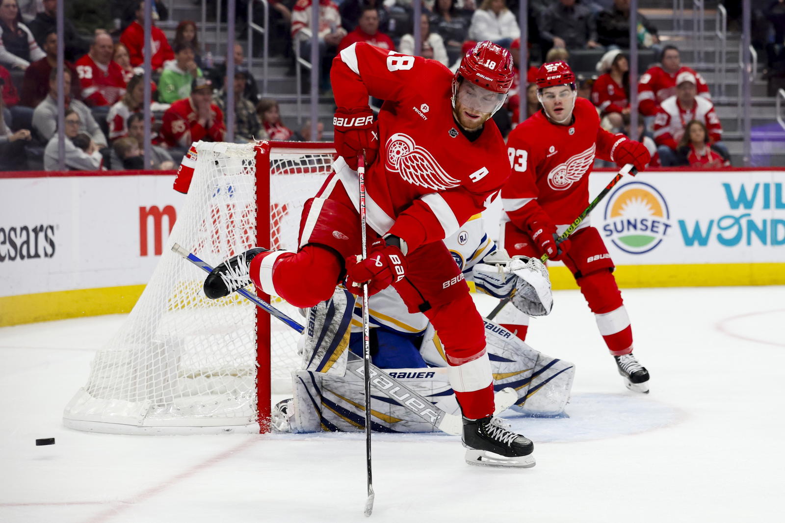 Finnie and Danielson Spark Red Wings' Surprise Victory Over Blackhawks in Preseason Thriller