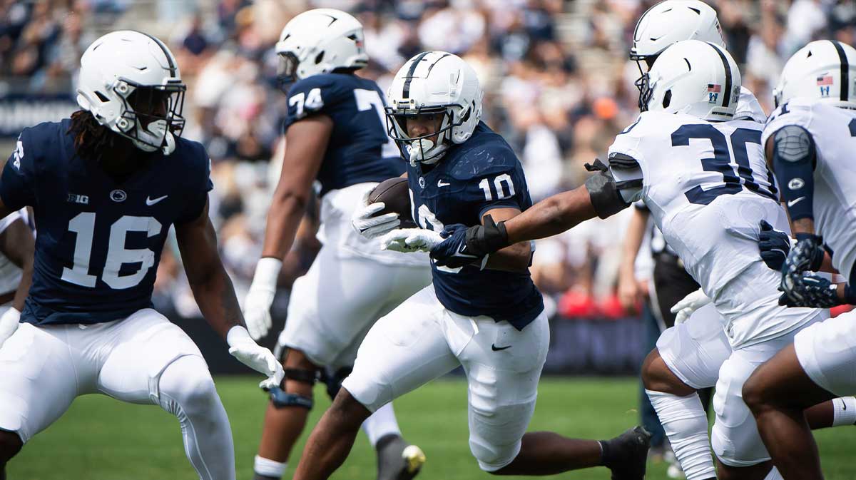 How Penn State’s Nick Singleton Plans to ‘Rip It’ and Dominate Oregon’s Defense This Weekend