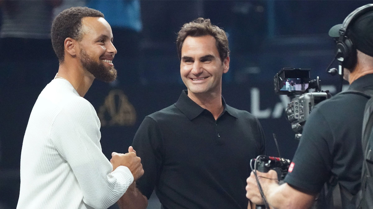 Stephen Curry and Roger Federer’s Unbelievable Laver Cup Crossover Moment That Left Everyone Speechless
