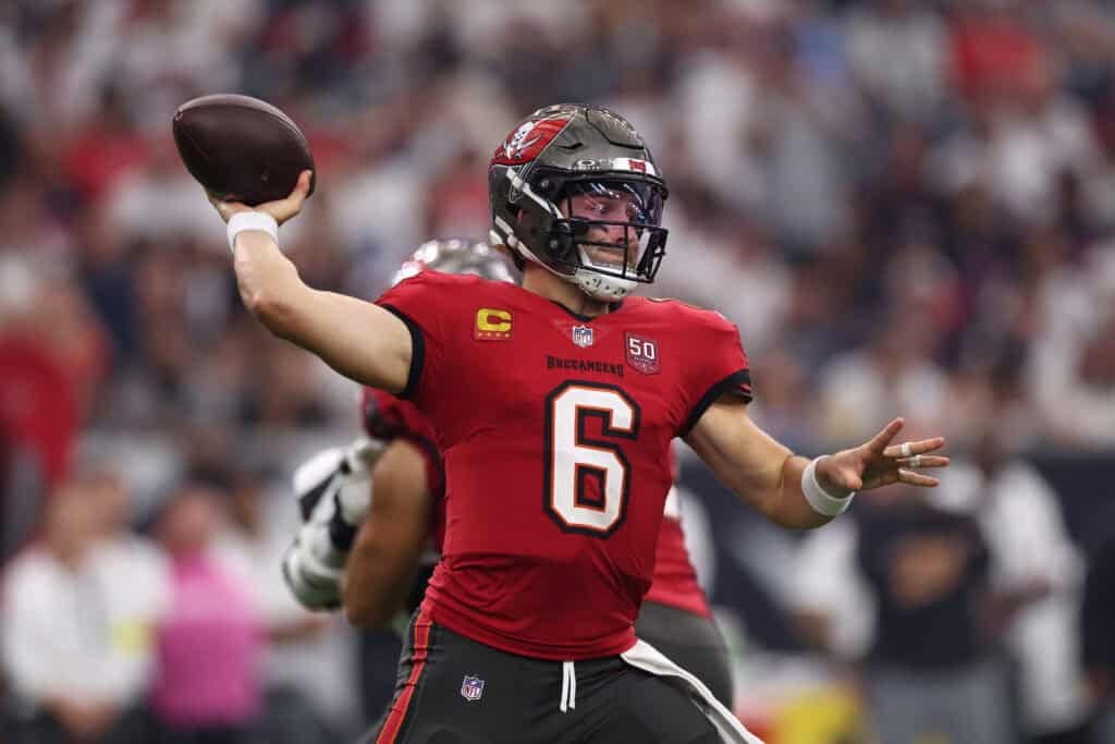 Tom Brady’s Cryptic 4-Word Warning to Baker Mayfield Ignites Division Title Drama