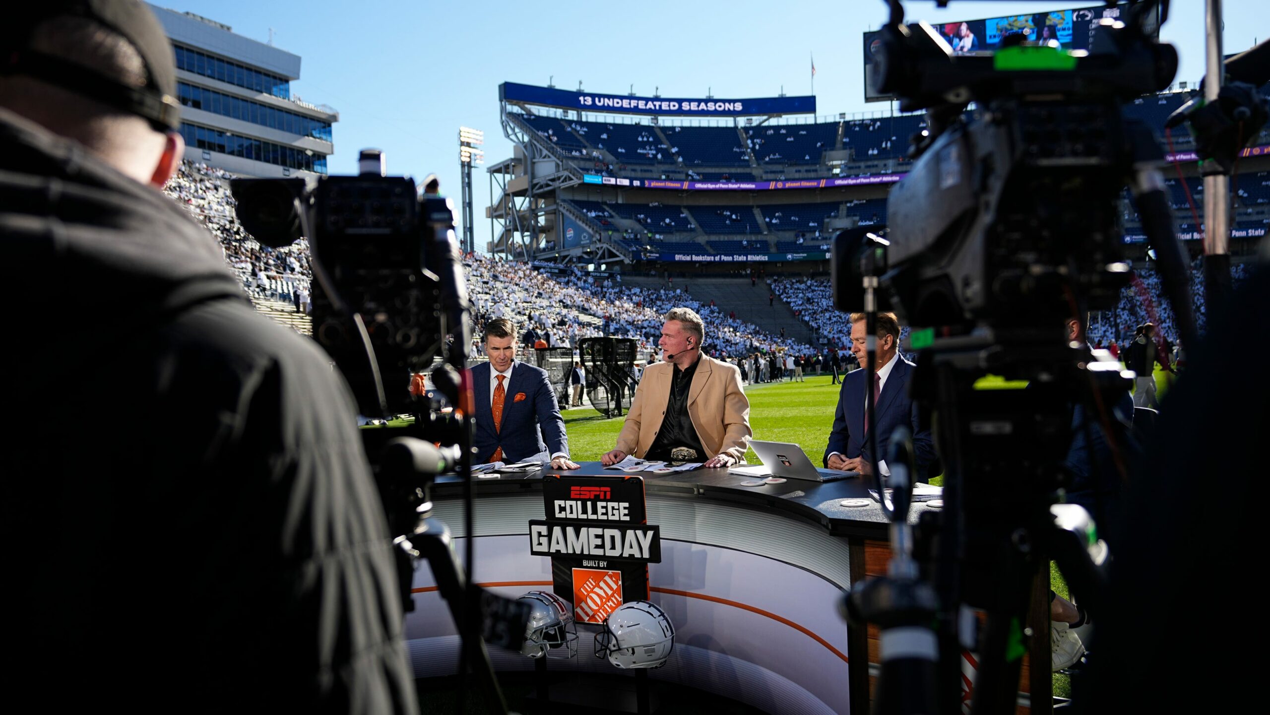 Why Did the 'College GameDay' Crew Show Up in All-White Suits Before the Epic Penn State vs Oregon Showdown?