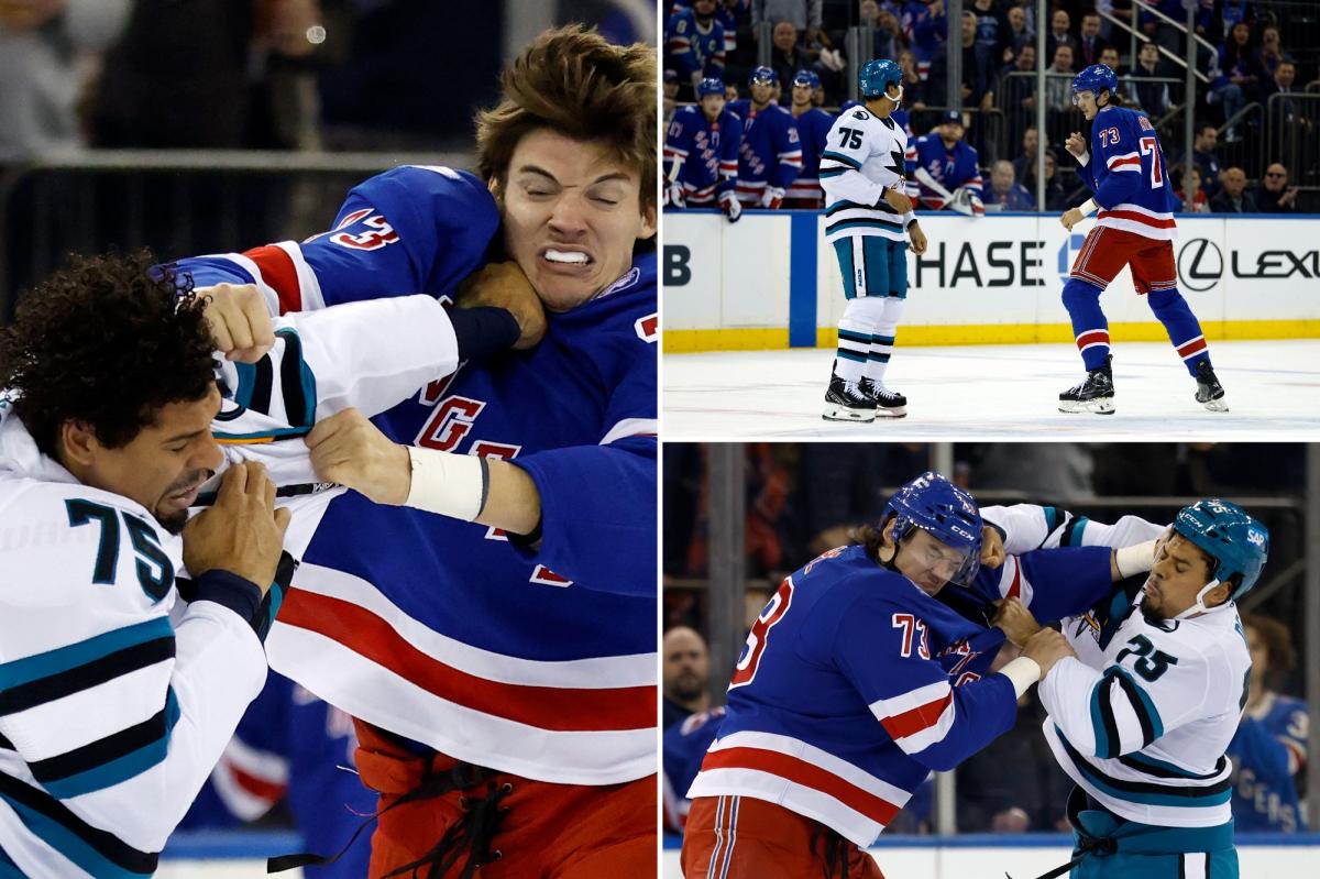 Rangers’ Matt Rempe Faces Mysterious Injury After Brutal Clash with Sharks’ Ryan Reaves—What Really Happened on the Ice?
