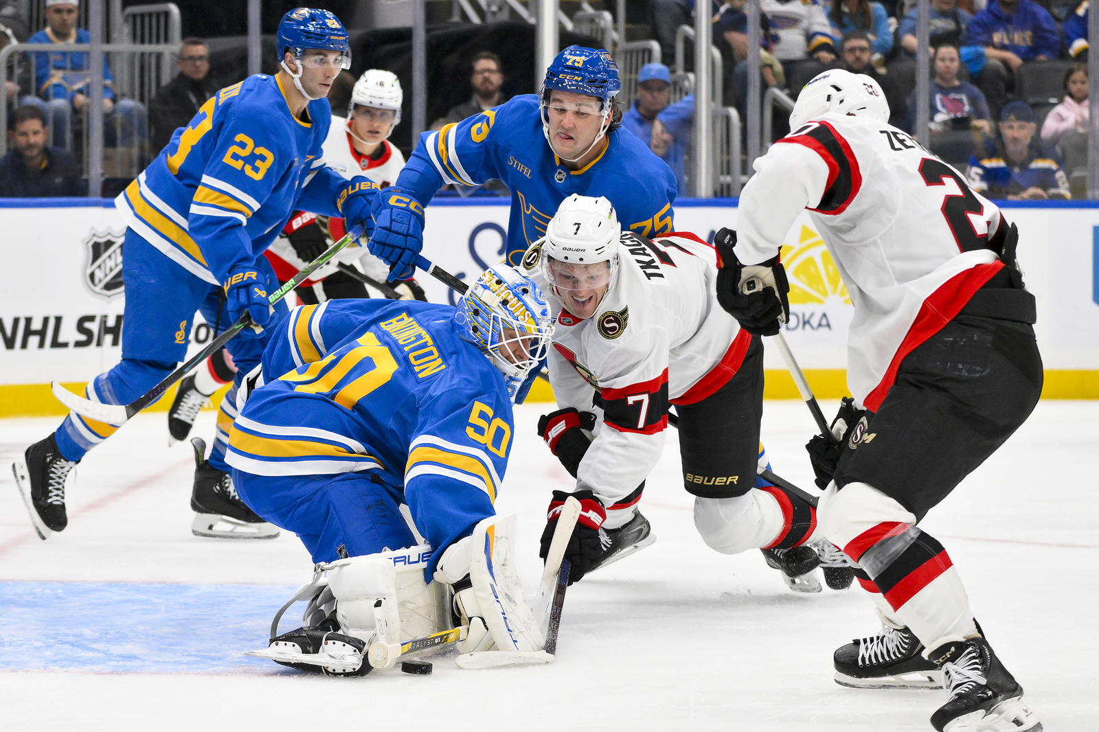 Unbelievable Dominance: How the Blues' 7-1 Rout Over Senators Revealed Surprising Secrets