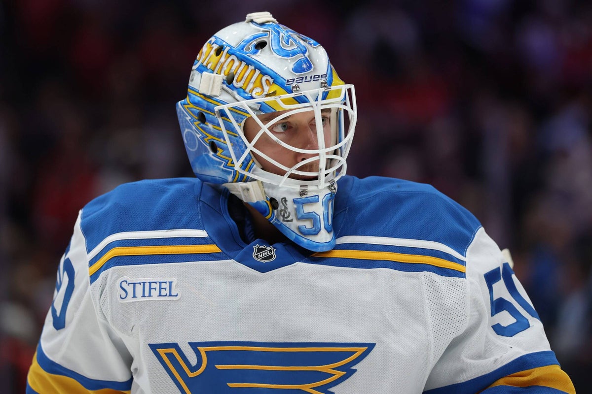 Blues’ Jordan Binnington Caught in Bizarre Attempt to Conceal Ovechkin’s Historic 900th Goal Puck
