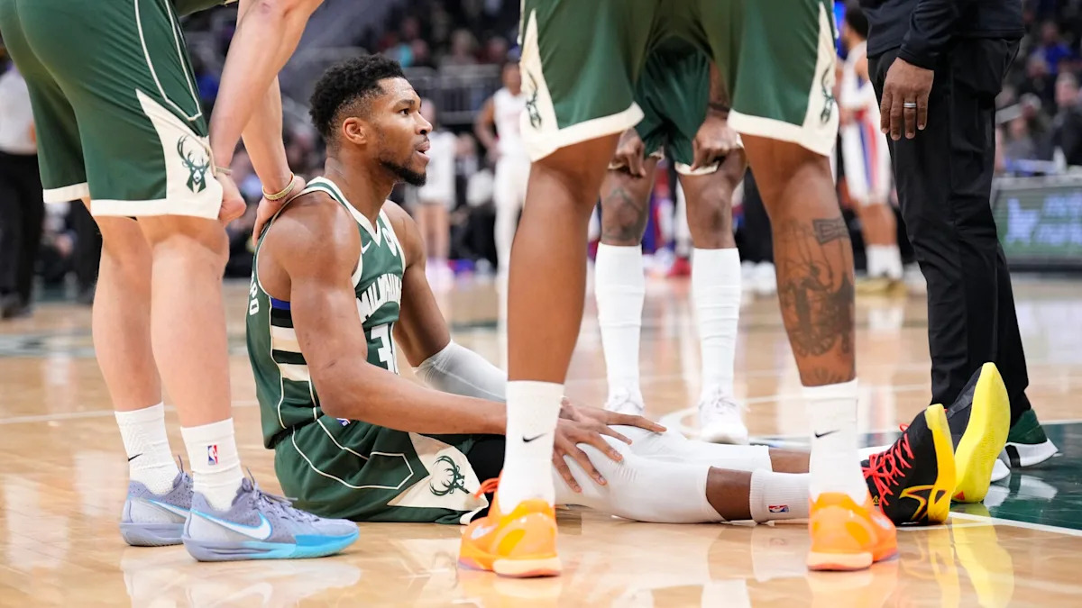 Giannis Antetokounmpo Exits Bucks Game with Mysterious Right Calf Injury — MRI to Reveal Severity