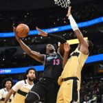 Heat’s Bam Adebayo stunned by teammate Kel’el Ware’s jaw-dropping poster dunk—his reaction will leave you speechless!
