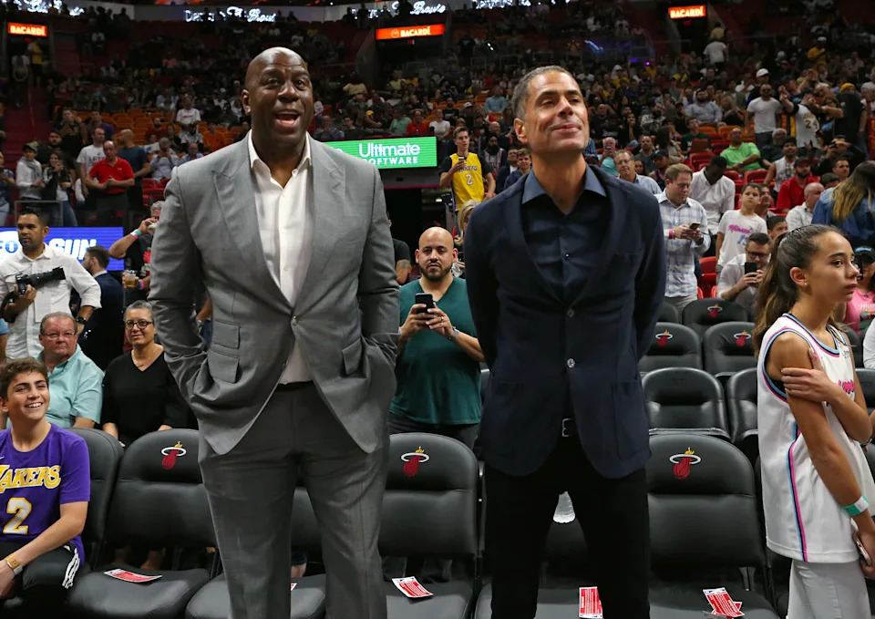 Lakers' New Business President Vows to Keep Rob Pelinka Amid Surprising Involvement of Magic Johnson and Dodgers Titans