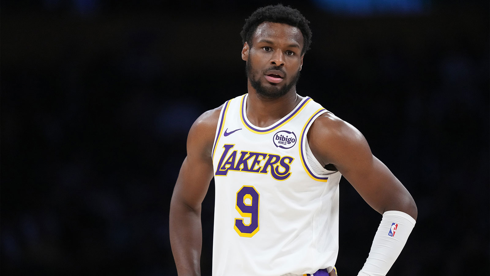 Bronny James Dives Into Secret Vet Playbook Ahead of Game 1 Showdown vs. Rockets