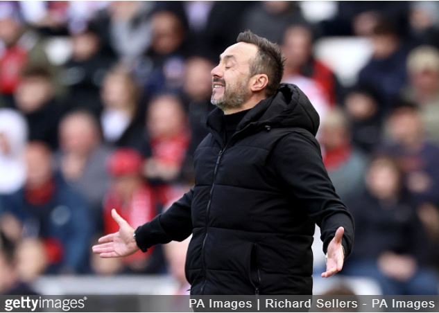 De Zerbi Warns: Is Tottenham’s Relegation Fear Crippling Their Championship Hopes?