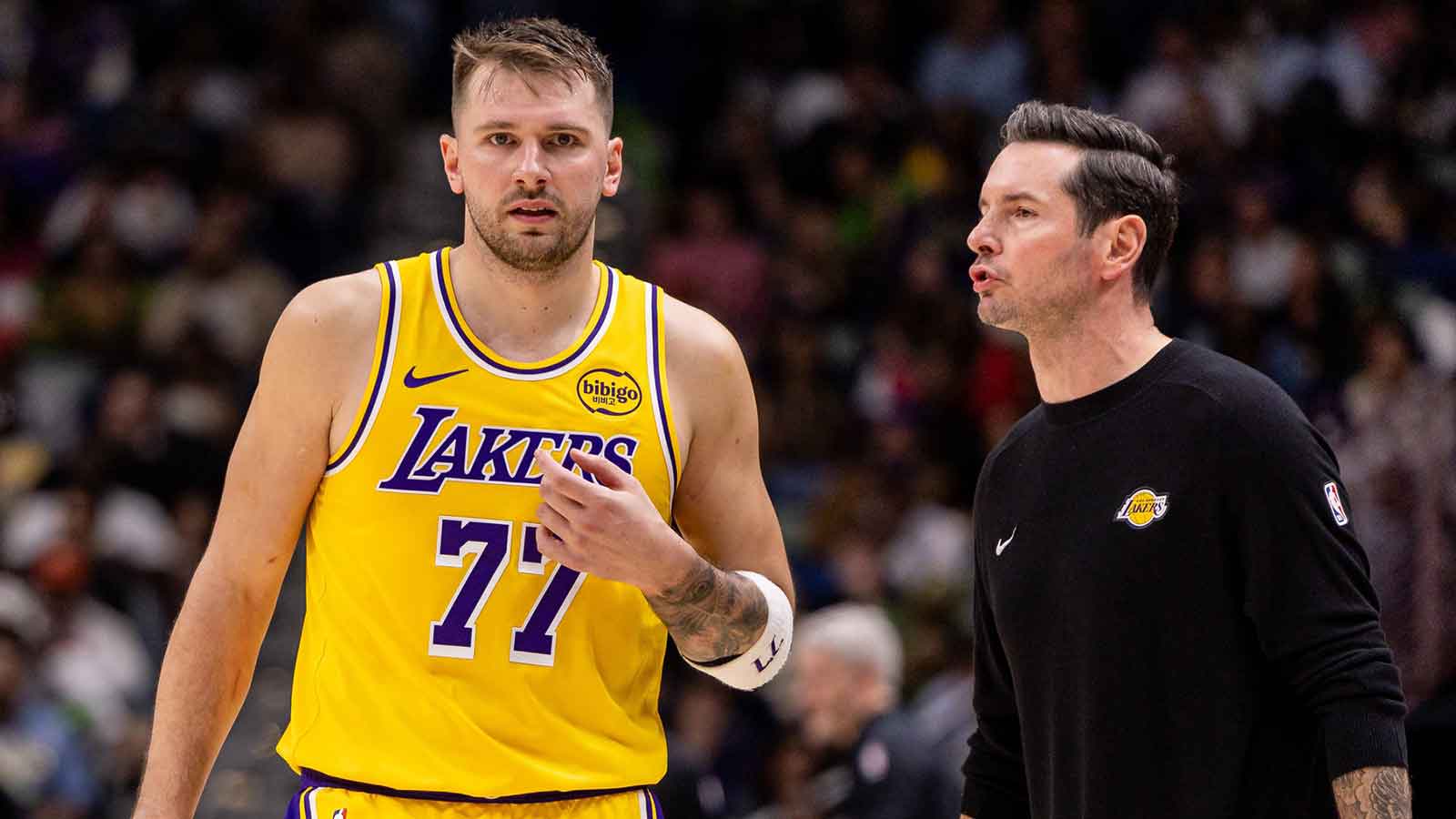 Lakers HC JJ Redick Reveals Surprising Call Made Just Moments Before Luka Doncic’s Shocking Injury