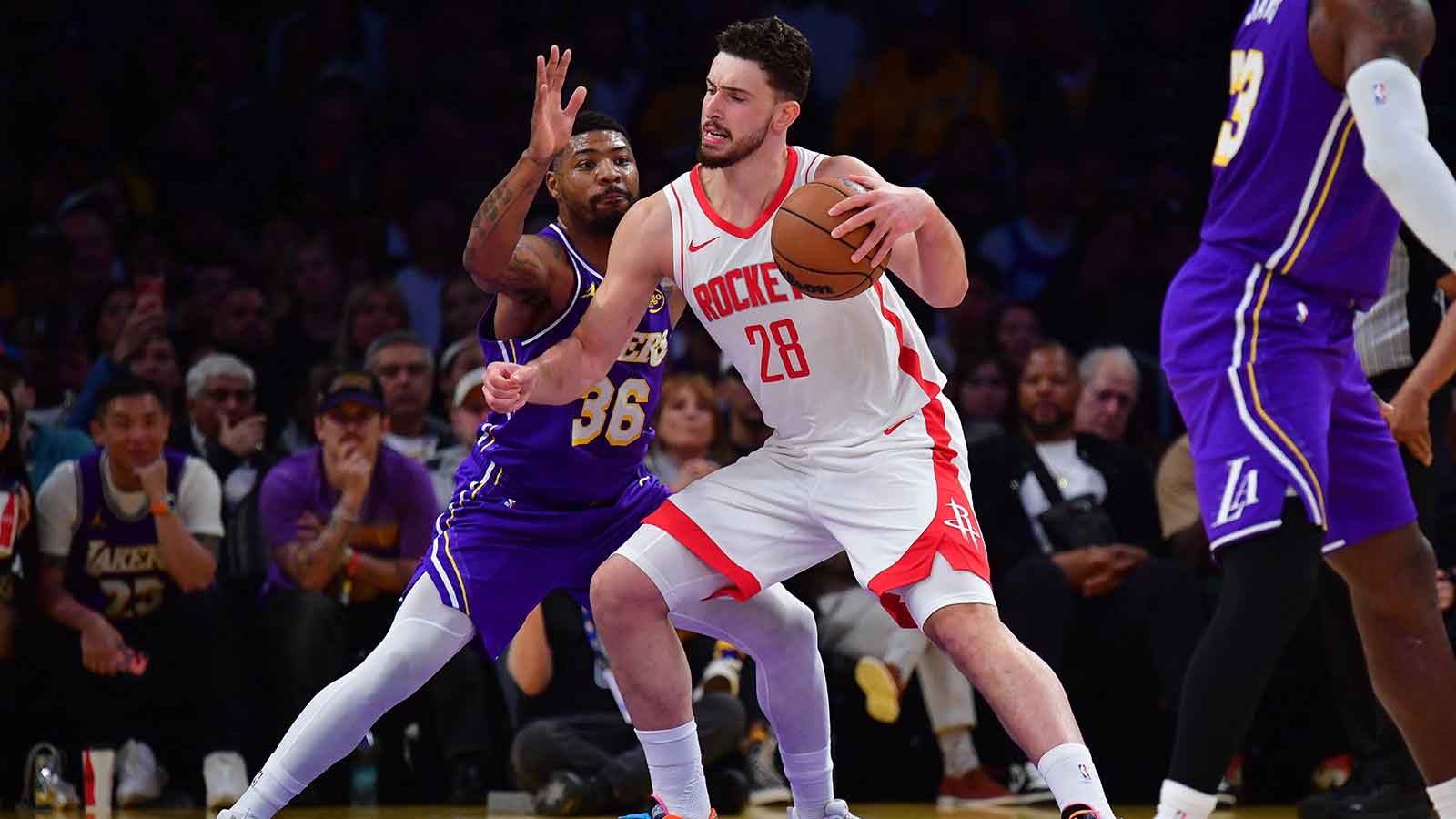 Unseen Drama Unfolds as A-List Stars Witness Lakers' Shocking Game 5 Defeat to Rockets