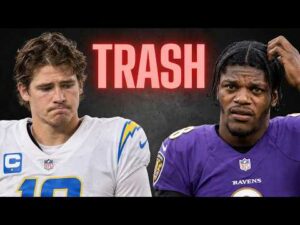 Lamar Jackson and Justin Herbert Lowlight Week 2 GARBAGE in the NFL
