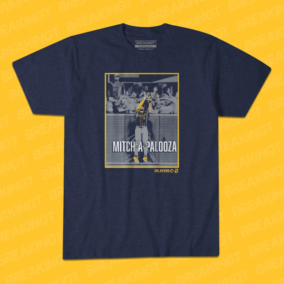 Breaking T Unveils Exclusive “Garrett Mitchell Home Run Robbery” & “Believe” Shirts—Limited Release Sparks Fan Frenzy!