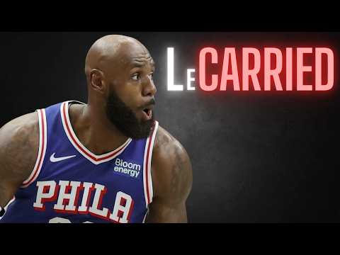 LeBron Carried in 76ers Debut