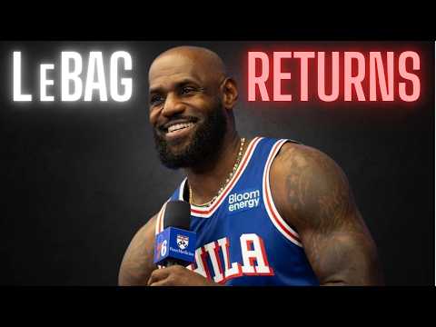 LeBron's First 76ers Press Conference was Hilarious